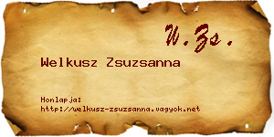 Welkusz Zsuzsanna névjegykártya